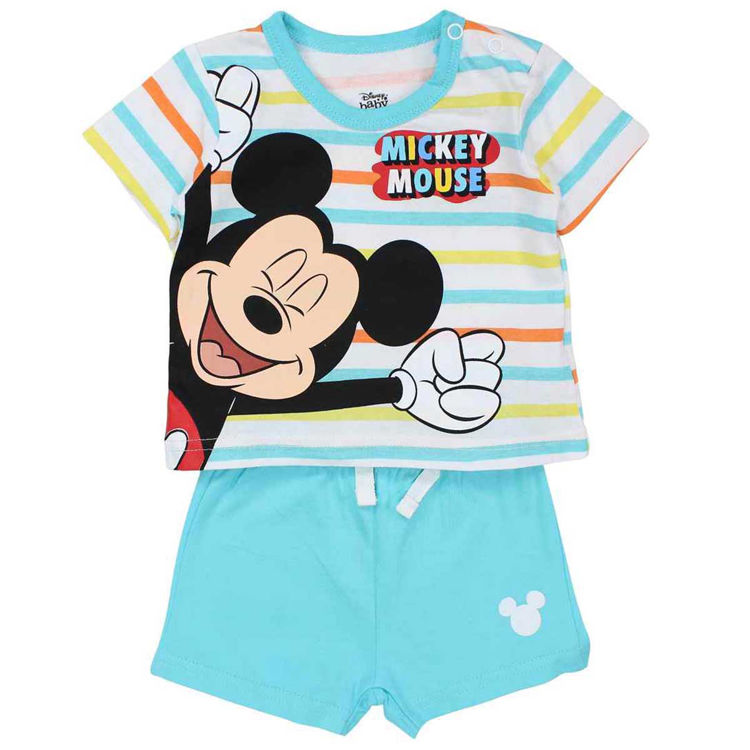 Picture of DISBMB5112A834 BOYS MICKEY MOUSE 100% COTTON TWO PIECE SET